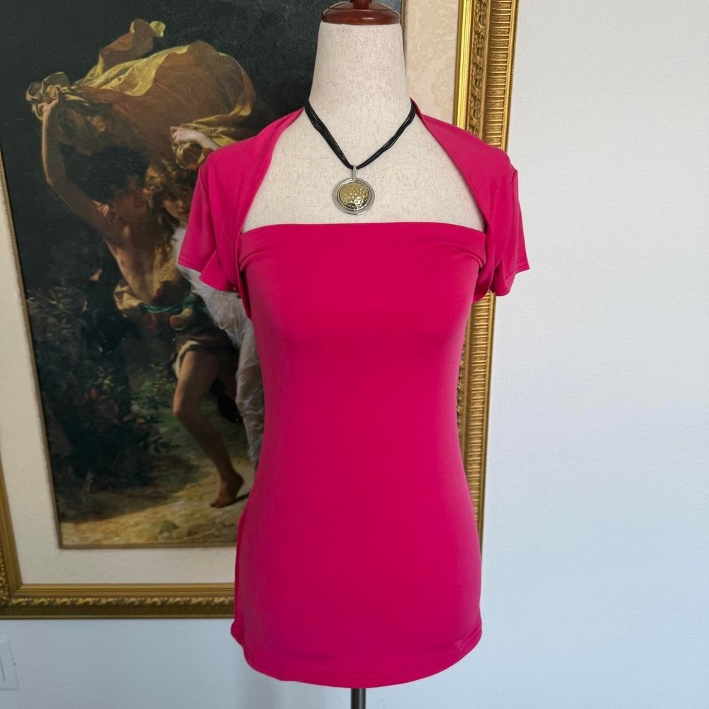2000's Hot Pink Going Out Top